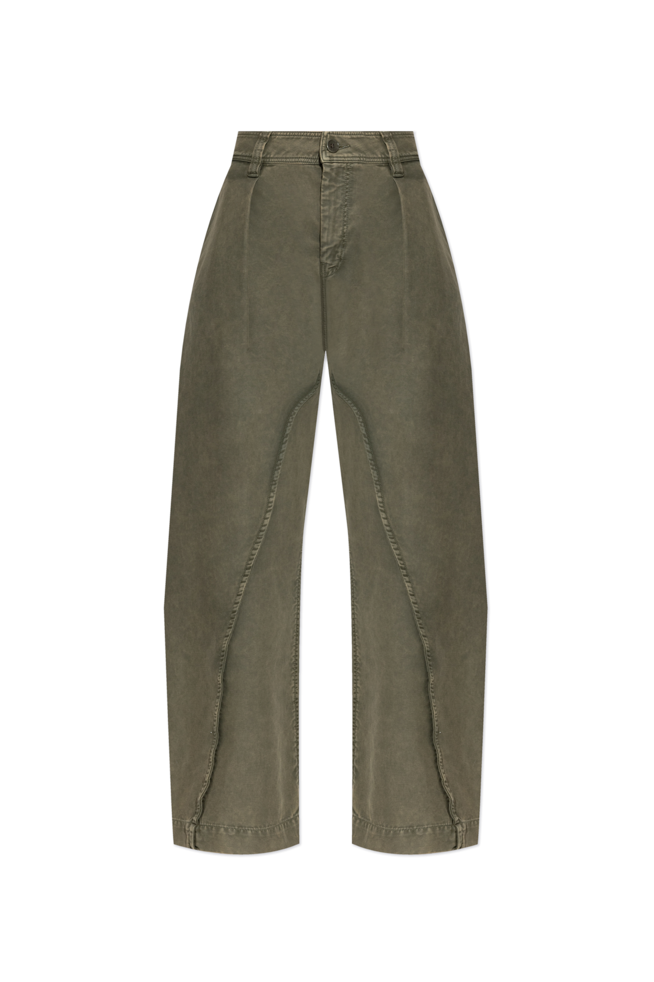 パンツ J W ANDERSON SS24 Logo band panel pants (TR0334PG1483 046) J.W. Anderson Logo Band Panel Pants - Beige | TR0334PG1483046